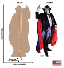 Load image into Gallery viewer, Dracula Life-Size Cardboard Cutout
