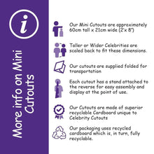 Load image into Gallery viewer, Danny DeVito (Purple Shirt) Mini Size Cutout