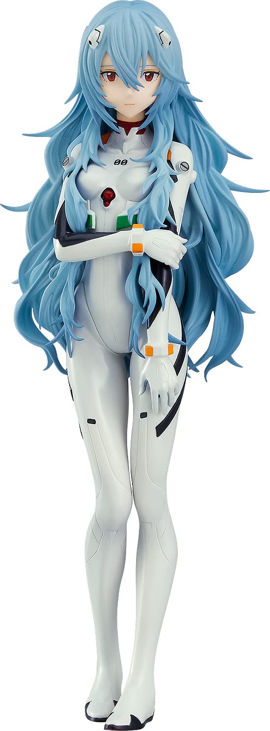 Good Smile Rebuild of Evangelion: Rei (Long Hair Ver.) Pop Up Parade PVC Figure, Multicolor