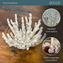 Load image into Gallery viewer, Abbott Collection 20-SEASHORE/16 RED Medium Red 3D Coral Branch Decorative Resin Figurine - AT TEN Distribution