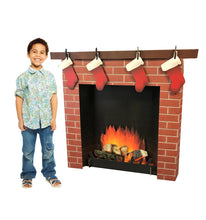 Load image into Gallery viewer, Advanced Graphics 3D - Fireplace Life Size Cardboard Cutout Standup - AT TEN Distribution