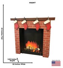Load image into Gallery viewer, Advanced Graphics 3D - Fireplace Life Size Cardboard Cutout Standup - AT TEN Distribution