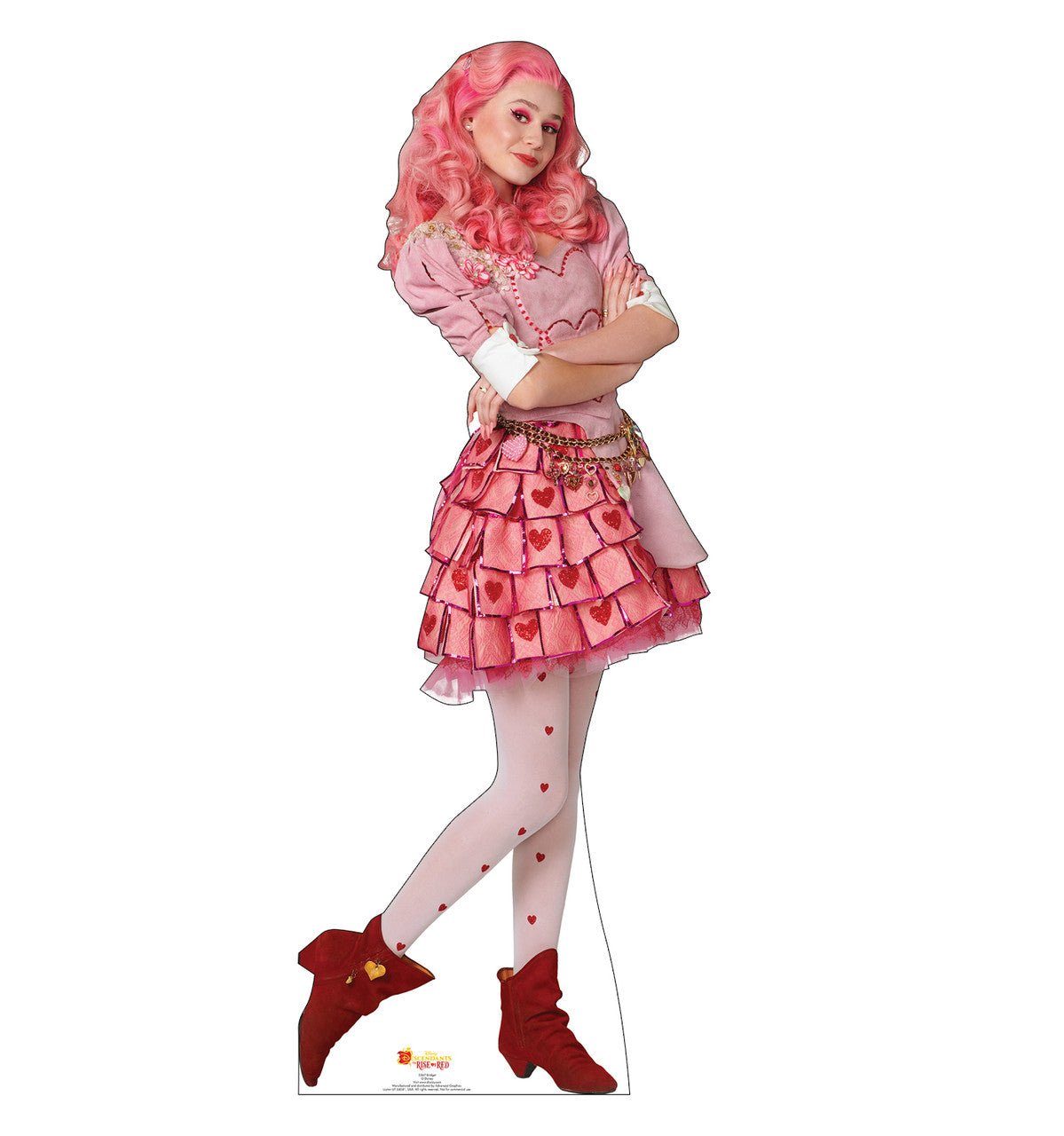 descendants red dress Disney Descendants the Rise of Red Bridget Cardboard Cutout