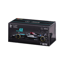 Load image into Gallery viewer, Bburago 1:43 2024 Race Mercedes W15 with Helmet, Russell 63 - AT TEN Distribution