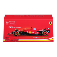 Load image into Gallery viewer, Bburago 1:43 SFR Ferrari SF - 24 w/Helmet (2024) - AT TEN Distribution