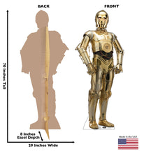 Load image into Gallery viewer, C - 3PO Life - Size Cardboard Cutout Star Wars IX - AT TEN Distribution
