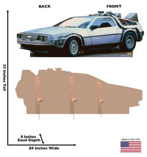 Load image into Gallery viewer, Cardboard Cutout DeLorean Back to the Future - AT TEN Distribution