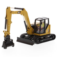 Load image into Gallery viewer, CAT Caterpillar 309 CR Next Generation Mini Hydraulic Excavator with Work Tools and Operator High Line Series 1/50 Diecast Model by Diecast Masters 85592 - AT TEN Distribution