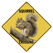 Load image into Gallery viewer, CROSSWALKS Squirrel Crossing 12" X 12" Aluminum Sign (X315) - AT TEN Distribution