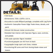 Load image into Gallery viewer, Diecast Masters 1/50 Caterpillar 555D Wheel Skidder - High Line Series 85932 - AT TEN Distribution