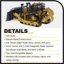 Load image into Gallery viewer, Diecast Masters 1/64 Caterpillar CAT D11 Dozer W/ 2 Blades and 2 Rear Rippers 85637 - AT TEN Distribution