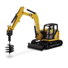 Load image into Gallery viewer, Diecast Masters CAT Caterpillar 308 CR Next Generation Mini Hydraulic Excavator with Work Tools and Operator High Line Series 1/50 Model 85596 - AT TEN Distribution