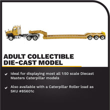 Load image into Gallery viewer, Diecast Masters Cat Caterpillar CT660 Day Cab with XL 120 Low - Profile HDG Lowboy Trailer and Operator Core Classics Series 1/50 Diecast Model 85503 C - AT TEN Distribution