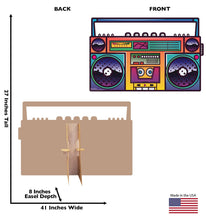 Load image into Gallery viewer, Illustrated Portable Stereo Cardboard Cutout 3063 - AT TEN Distribution