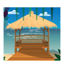 Load image into Gallery viewer, Island Backdrop Life - Size Cardboard Cutout - AT TEN Distribution