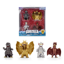 Load image into Gallery viewer, Jada Godzilla Metalfigs 4-Pack Toho Monsters Collectible Figures 2.5-Inch Scale – Godzilla, Mechagodzilla, Ghidorah, Rodan Toys - AT TEN Distribution