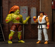 Load image into Gallery viewer, Jada Street Fighter II Blanka Deluxe Action Figure - 1:12 Scale, Highly Articulated, Interchangeable Hands & Head, Electric Thunder Accessory - 7" Tall, Video Game Collectible - AT TEN Distribution