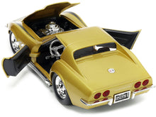 Load image into Gallery viewer, Jada Toys Big Time Muscle 1:24 1969 Chevy Corvette Stingray ZL - 1 Die - cast Car Gold, Toys for Kids and Adults - AT TEN Distribution
