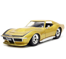 Load image into Gallery viewer, Jada Toys Big Time Muscle 1:24 1969 Chevy Corvette Stingray ZL - 1 Die - cast Car Gold, Toys for Kids and Adults - AT TEN Distribution