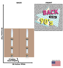 Load image into Gallery viewer, Life - Size 90's Backdrop Double Wide Cardboard Cutout - AT TEN Distribution