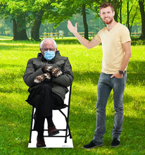 Load image into Gallery viewer, Life - Size Bernie Sanders Meme Outdoor Standee - AT TEN Distribution