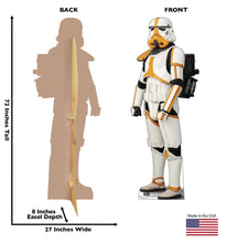 Load image into Gallery viewer, Life - size Cardboard Cutout of a Mortar Stormtrooper - AT TEN Distribution