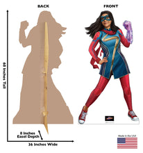 Load image into Gallery viewer, Life - size Cardboard Cutout of Ms. Marvel - AT TEN Distribution