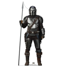 Load image into Gallery viewer, Life - size Cardboard Cutout of The Mandalorian with Spear - AT TEN Distribution