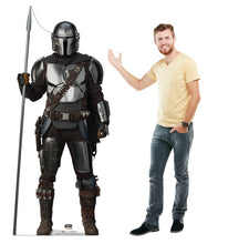Load image into Gallery viewer, Life - size Cardboard Cutout of The Mandalorian with Spear - AT TEN Distribution