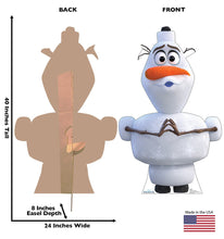 Load image into Gallery viewer, Life - Size Cardboard Standee of Olaf Frozen 2 - AT TEN Distribution