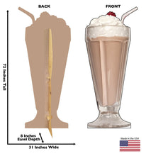 Load image into Gallery viewer, Life - Size Chocolate Milk Shake Cardboard Cutout - AT TEN Distribution