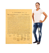 Load image into Gallery viewer, Life - size Declaration of Independence Cardboard Standup - AT TEN Distribution