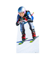 Load image into Gallery viewer, Life - Size Downhill Skier Cardboard Stand - in Cutout - AT TEN Distribution