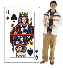 Load image into Gallery viewer, Life - Size Queen of Spades Card Cardboard Cutout - AT TEN Distribution
