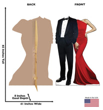 Load image into Gallery viewer, Life - Size Red Carpet Couple Stand - in Cardboard Cutout - AT TEN Distribution