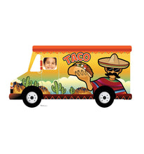 Load image into Gallery viewer, Life - size Taco Truck Stand in Cardboard Cutout - AT TEN Distribution