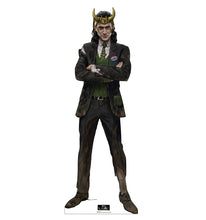Load image into Gallery viewer, Loki Horns Life - size Cardboard Cutout - AT TEN Distribution