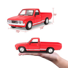 Load image into Gallery viewer, Maisto Datsun 620 Pickup (1973) 1:24 Scale Model Car Opening Doors 20 cm Red (531522) - AT TEN Distribution