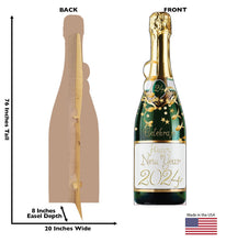 Load image into Gallery viewer, New Years Champagne Bottle Life - size Cardboard Cutout - AT TEN Distribution