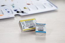 Load image into Gallery viewer, Schmincke - HORADAM® AQUARELL - Finest Artists' Watercolor Paints, 475 Helioturquoise, 14 475 044, 1/2 pan - AT TEN Distribution
