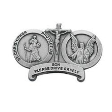 Load image into Gallery viewer, Visor clip Saint Chris and Angel - AT TEN Distribution