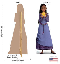 Load image into Gallery viewer, Advanced Graphics Asha and Star Life Size Cardboard Cutout Standup - Disney's Wish (2023 Film)