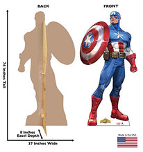 Load image into Gallery viewer, Advanced Graphics Captain America Life Size Cardboard Cutout Standup - Marvel: Contest of Champions