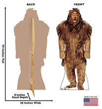 Load image into Gallery viewer, Advanced Graphics Cowardly Lion Life Size Cardboard Cutout Standup - The Wizard of Oz 75th Anniversary (1939 Film)