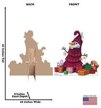 Load image into Gallery viewer, Advanced Graphics Olaf Knitted Tree Life Size Cardboard Cutout Standup - Olaf's Frozen Adventure (2017 Short Film)