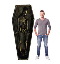 Load image into Gallery viewer, Advanced Graphics Skeleton Casket Life Size Cardboard Cutout Standup