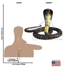 Load image into Gallery viewer, Advanced Graphics King Cobra Snake Life Size Cardboard Cutout Standup - Made in USA