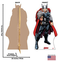 Load image into Gallery viewer, Advanced Graphics Thor Life Size Cardboard Cutout Standup - Marvel's Avengers Animated