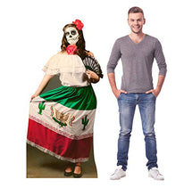 Load image into Gallery viewer, Advanced Graphics Day of The Dead Woman Life Size Cardboard Cutout Standup