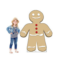 Load image into Gallery viewer, Advanced Graphics Gingerbread Man Life Size Cardboard Cutout Standup